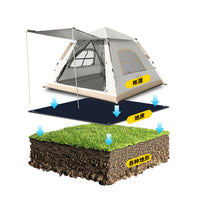 Portable Outdoor Camping Tarp Shelter with UV Protection and Wind Resistance