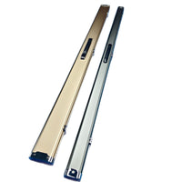 New Three-Slot Billiard Cue Aluminum Alloy Case for Jump/Break Cues, Waterproof and Wear-Resistant