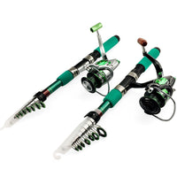 Telescopic Mini Fiberglass Sea Fishing Rod Portable Lure Casting Pole