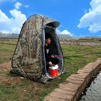 Automatic Pop-Up Fishing Tent, All-Season Windproof Waterproof Sunshade Shelter for Outdoor Camping & Ice Fishing