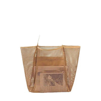 Large Capacity Mesh Beach Bag for Travel and Water Activities