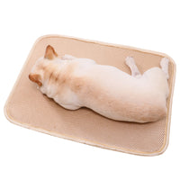 3D Honeycomb Breathable Cooling Pet Mat for Dogs, Thickened Chew-Resistant Summer Dog Bed
