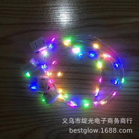 LED Copper Wire String Lights for Floral Arrangements, Cakes, and Gift Boxes - Starry Fairy Lights with 3 Flash Modes