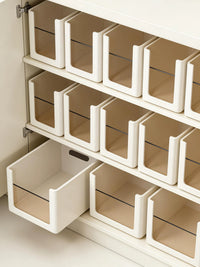Youqin Rectangular Plastic Storage Bins for Kitchen Drawers and Desktops