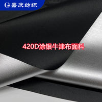 Silver Coated Taffeta and Oxford Fabric for Tents, Raincoats, and Sunshade