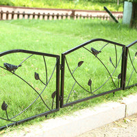 No-Dig Metal Garden Fence Panels for Park Yard Lawn Decoration, Easy Installation
