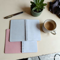 A6 Coil Notebook Business Journal Office Notepad Student Writing Sketchbook Plain Special Paper Loose-leaf Portable