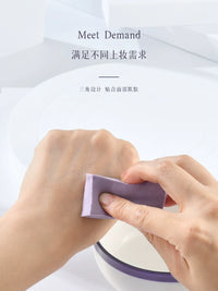 MERBATSY24 Non-Latex Makeup Sponge Set - Wet & Dry Use, Triangle & Teardrop Blenders for Foundation, Concealer, Powder