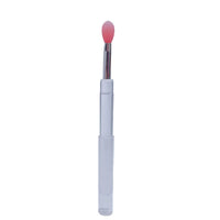 Portable Silicone Lip Brush with Cap for Lipstick, Lip Mask, and Eyeshadow Application