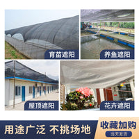 Black Sun Shade Netting for Garden Patio Carport Greenhouse UV Protection