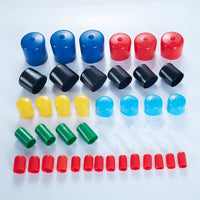 Soft PVC Rubber End Caps for Round Pipes - Dustproof, Waterproof, High-Temperature Resistant Threaded Silicone Protective Covers