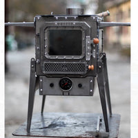 Portable Wood Burning Tent Stove for Outdoor Camping and Heating