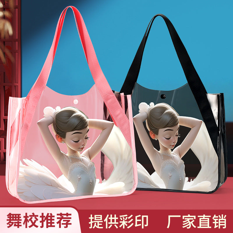 Girls' Dance Bag Ballet Chinese Dance Practice Outfit Storage Handbag
