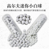 Mini Golf Practice Balls ABS Plastic Lightweight Desktop Entertainment