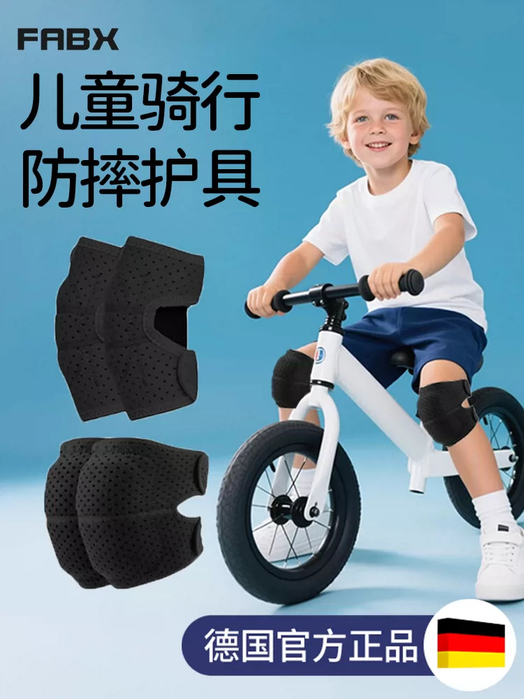 Kids' Cycling Knee and Elbow Pads Set for Sports Protection