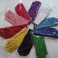 Sequin Dance Gloves for Adults - Festive Performance & Masquerade
