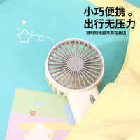 Portable Handheld Mini Fan with USB Charging and Desktop Stand, Customizable Logo