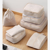Travel Storage Bag Set for Luggage Organization - Twill Fabric