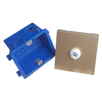 Water Purifier Wall Mount Panel Socket with Quick Connect Fittings for PE Pipe