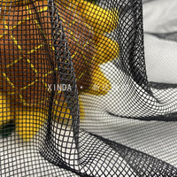 Polyester Square Mesh Fabric for Tents, Bags, and Screens