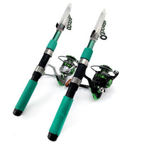 Telescopic Mini Fiberglass Sea Fishing Rod Portable Lure Casting Pole