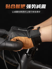 DTUCYCLE Cycling Gloves Short Finger Shock Absorbing Breathable Anti-Slip Half Finger