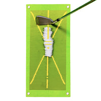 Golf Swing Practice Mat with Trajectory Detection