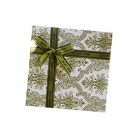 Green Square Forest-Themed Empty Gift Box for Birthday, Souvenirs, Bridesmaids