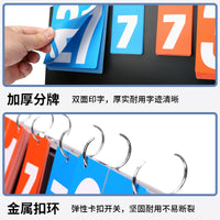 Portable Multi-Sport Scoreboard for Football Badminton - 4-Digit Foldable Plastic Scorer