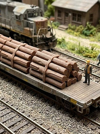 HO Scale 1:87 Miniature Cargo Model Realistic Plastic Train Diorama Accessories Micro Landscape Photography Props