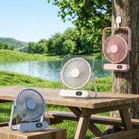 Portable USB Air Cooler Humidifier with Ice Function and Wall Mount Option