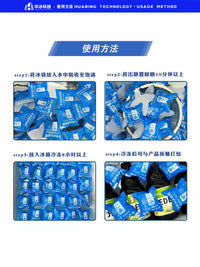 Mini 40ml Self-Absorbing Ice Packs for Cold Compression and Food Delivery