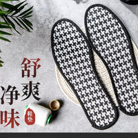 Breathable Cotton Insoles for Men and Women - Sweat-Absorbing, Odor-Resistant, and Fragrant for Sports and Casual Wear