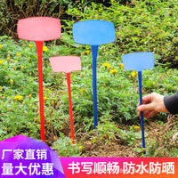 Angled Plant Markers Thickened Garden Stakes Plastic Rice Paddy Experiment Tags