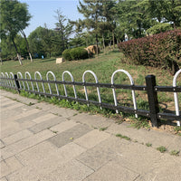 Weihai Zinc Steel Lawn Fence Garden U-shaped Greening Belt Rail Outdoor Flower Bed Bent Fence
