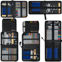 Professional Sketching Pencil Set for Artists and Beginners, Charcoal and Colored Pencils for Drawing and Sketching