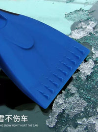 Multifunctional Car Snow and Ice Scraper with Silicone Handle