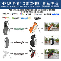 Portable Large Capacity Golf Stand Bag with Waterproof Nylon