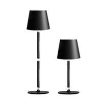 LED Tall Iron Art Table Lamp Rechargeable Night Light for Bedroom Restaurant Ambiance