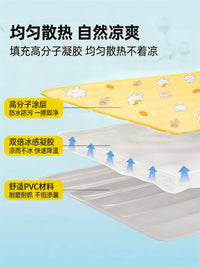 Pet Cooling Mat for Dogs and Cats, Tear-Resistant Summer Sleeping Pad