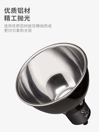 REPTIZOO Reptile Heating Lamp Shade with Clamp for UVA/UVB Sun Lamps and Heat Lamps