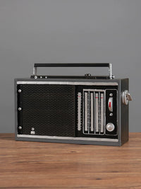 Retro Decorative Model Ornaments: Typewriter, Gramophone, Radio, TV, Projector, Camera