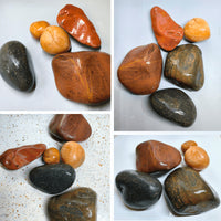 Natural River Rocks for Landscaping, Garden Paths, and Decorative Features
