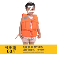 Professional Oxford Cloth Life Vest for Adults and Children - High Buoyancy for Fishing, Flood Control, and Swimming