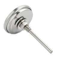Stainless Steel BBQ Grill Smoker Oven Thermometer 0-500℃/0-120℃ High Precision Bimetal Temperature Gauge for Indoor Outdoor Cooking