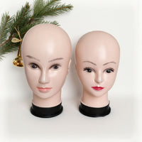 Mannequin Head for Wigs, Hats, and Display - Male and Female Options