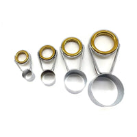 Stainless Steel Platinum Fishing Rod Tip Guide Rings for Sea Rods and Lure Rods