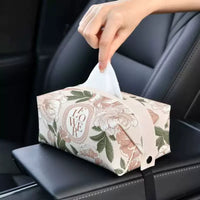 Car Seat Back Tissue Box Holder Multifunctional Armrest Storage Organizer