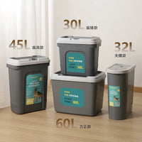 Pet Food Storage Container with Scoop - Dustproof, Moisture-proof, Insect-proof for Dog & Cat Food