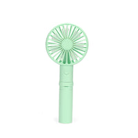 Portable USB Rechargeable Handheld Desk Fan with 3-Speed Adjustment and Foldable Design